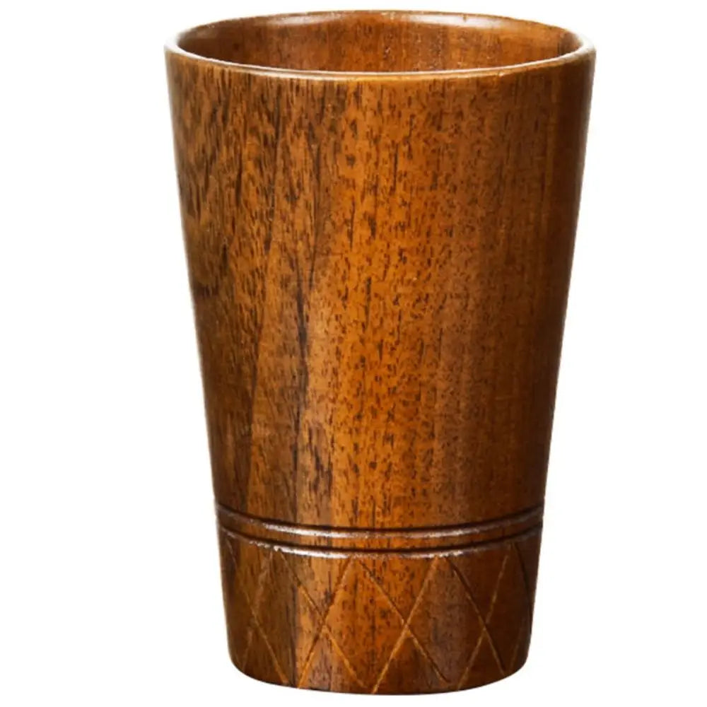 Drinkware Anti-scalding Japanese Style Wooden Mugs Anti Fall Handmade Tea Cups Retro Coffee Cups Gift