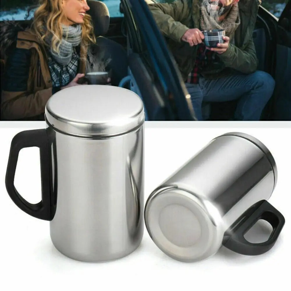 350/500ml Stainless Steel Travel Mug Thermal Water Bottle Insulated Coffee Beer Water Tea Cup Home Drinkware Tool