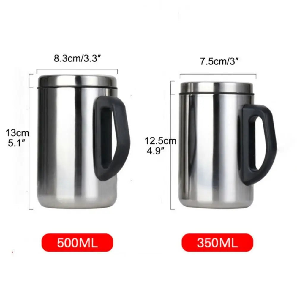 350/500ml Stainless Steel Travel Mug Thermal Water Bottle Insulated Coffee Beer Water Tea Cup Home Drinkware Tool