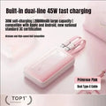 ANKER A110M 45W Fast Charging 20000mah Portable Power Bank Built-in Dual USB-C Cables Flight Approved For iPhone 17 PowerBank